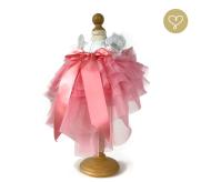 Lullu Dolls: ubranka dla lalek - sukienka różowa z kokardą
