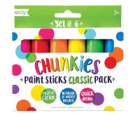 Ooly: farba w kredce Chunkies Paint Sticks 6 kolorów