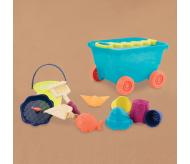 B.Toys: wagonik z akcesoriami do piasku Wavey Wagon jasny niebieski