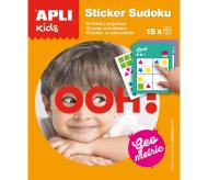 Apli Kids: gra podróżna z naklejkami Sudoku kształty