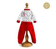 Lullu Dolls: ubranka dla lalek - piżamka Miś