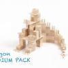 Just Blocks: klocki drewniane 160 elementów