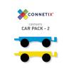 klocki magnetyczne Rainbow Car Pack 2 elementy Connetix