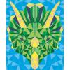 Janod: zestaw kreatywny mozaika Dinozaury Misterix