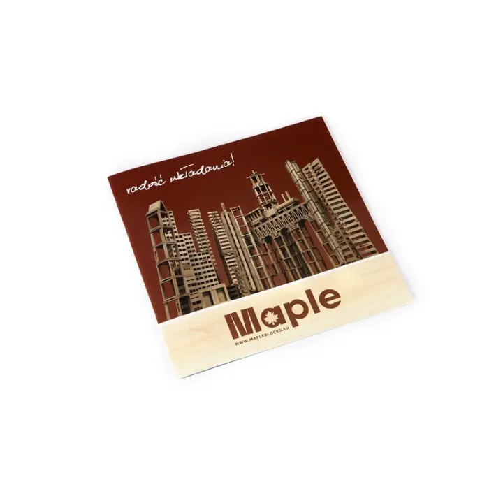 Maple: klocki drewaniane worek żeglarski 200 sztuk