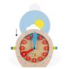 Janod: drewniany zegar do nauki o czasie Essentiel