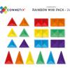 klocki magnetyczne Rainbow Mini Pack 24 elementy Connetix