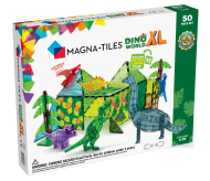 klocki magnetyczne Dino World XL 50 elementów Magna Tiles